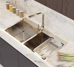 Chậu Luxury 2 hộc cân BL8245C