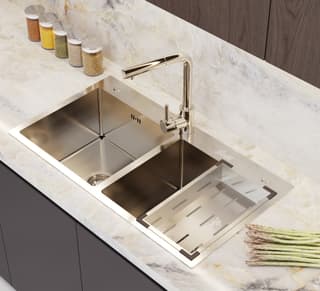 Chậu Luxury 2 hộc cân BL8245C