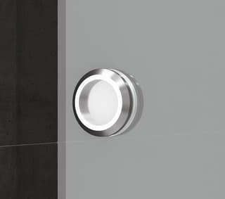 Ảnh Vách kính nhà tắm màu Crom Belli BLP-1x2TCV1 3