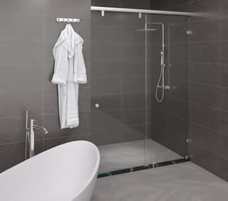 Ảnh Vách kính nhà tắm màu Crom Belli BLP-1x2TCV2 2