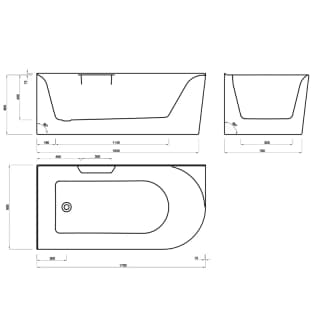 Ảnh Bồn tắm Belli HL6AT610L 2