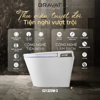 Ảnh Bồn cầu thông minh Bravat C21323W-3-ENG 2