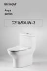 Bồn cầu 1 khối Bravat C21165XUW-3 4