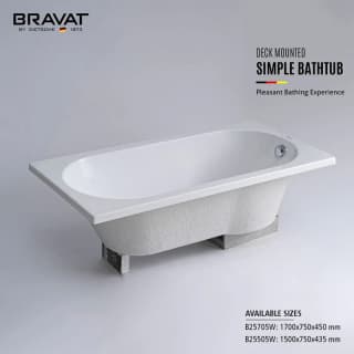 Ảnh Bồn tắm xây Bravat B25705W 2