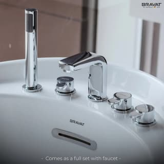 Ảnh Bồn tắm đặt sàn Bravat B25748TW-1W 5