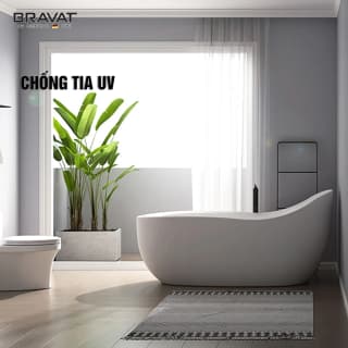 Ảnh Bồn tắm đặt sàn Bravat B25824TW-1W 3
