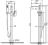 Vòi bồn tắm Bravat F66061K-B3-ENG 2