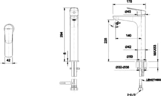 Ảnh Vòi chậu rửa Bravat F1429564CP-A-ENG 2