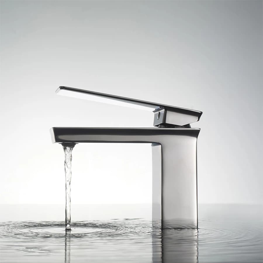 Vòi chậu rửa thân thấp Bravat F156101C-ENG