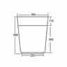 Bồn tiểu nữ Viglacera VB50 3