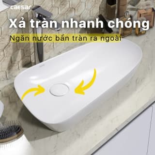 Ảnh Chậu rửa đặt bàn Caesar LF5260 4