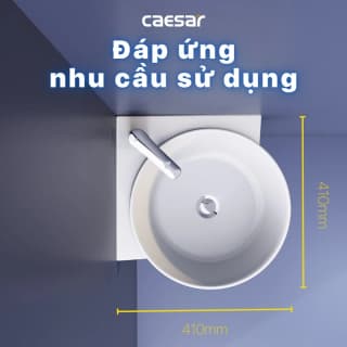 Ảnh Chậu rửa treo tường Caesar LF5238 2