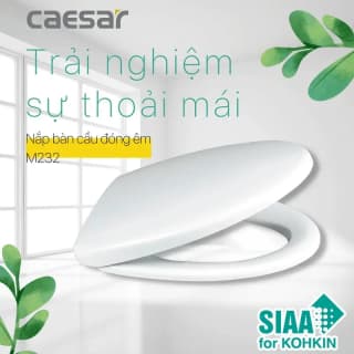Ảnh Nắp bồn cầu Caesar M232 nhựa ABS 3
