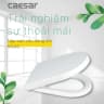Nắp bồn cầu Caesar M243 ABS màu trắng 2