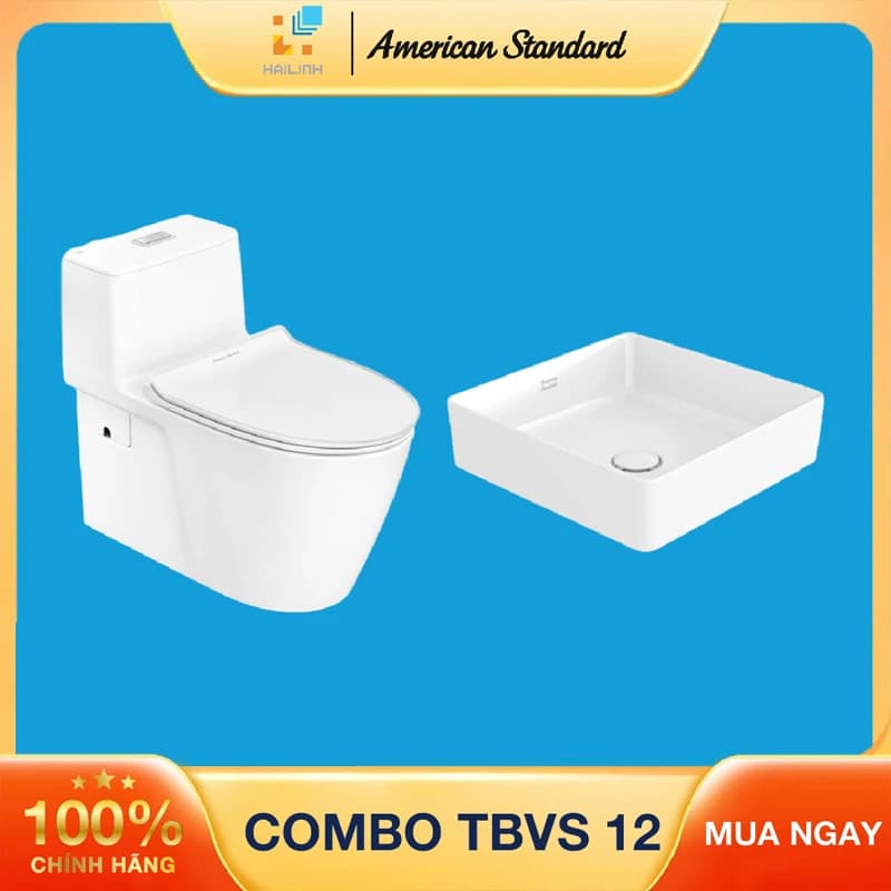 Combo thiết bị vệ sinh American Standard 12