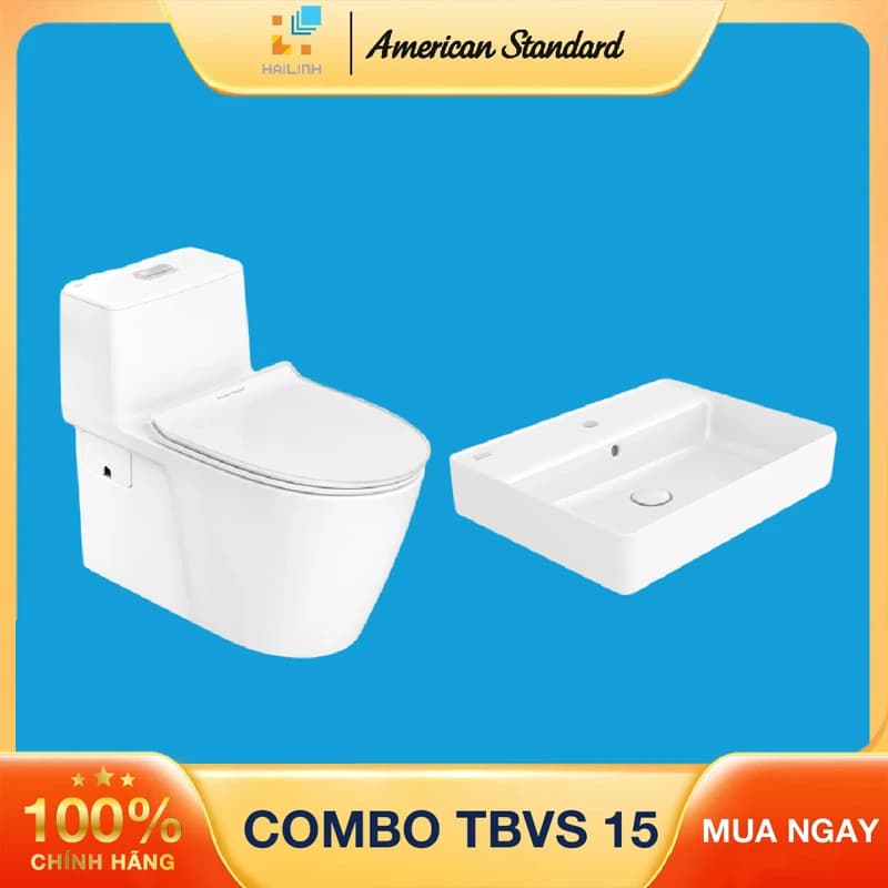 Combo thiết bị vệ sinh American Standard 15