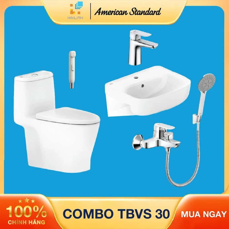 Combo thiết bị vệ sinh American Standard 30
