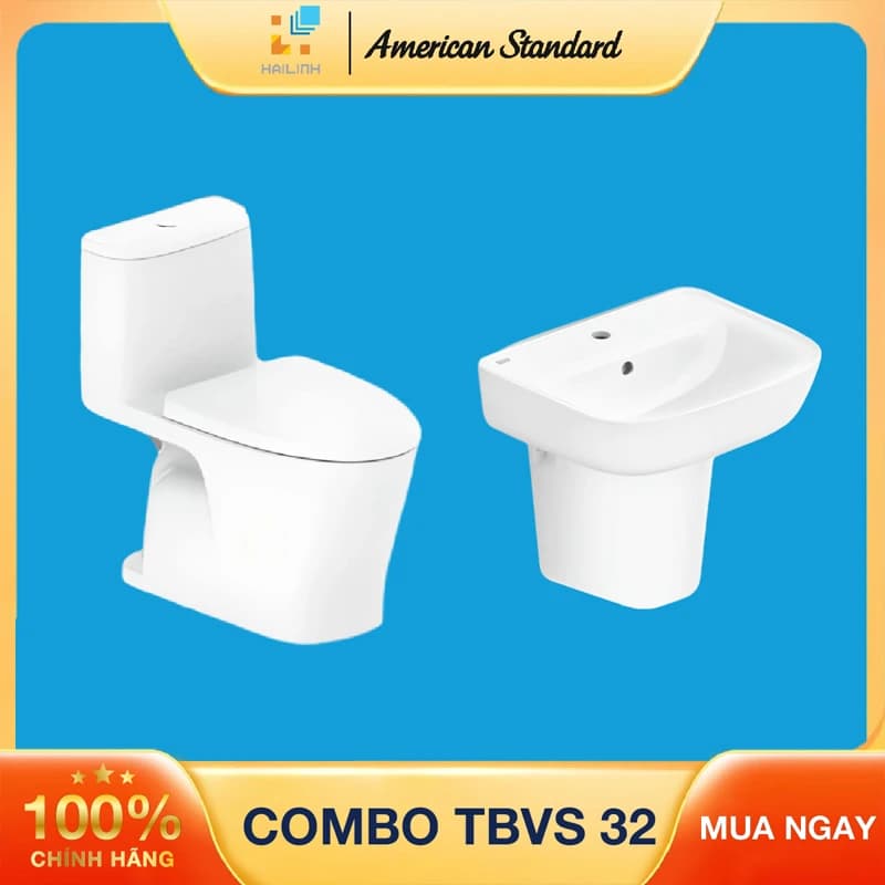 Combo thiết bị vệ sinh American Standard 32