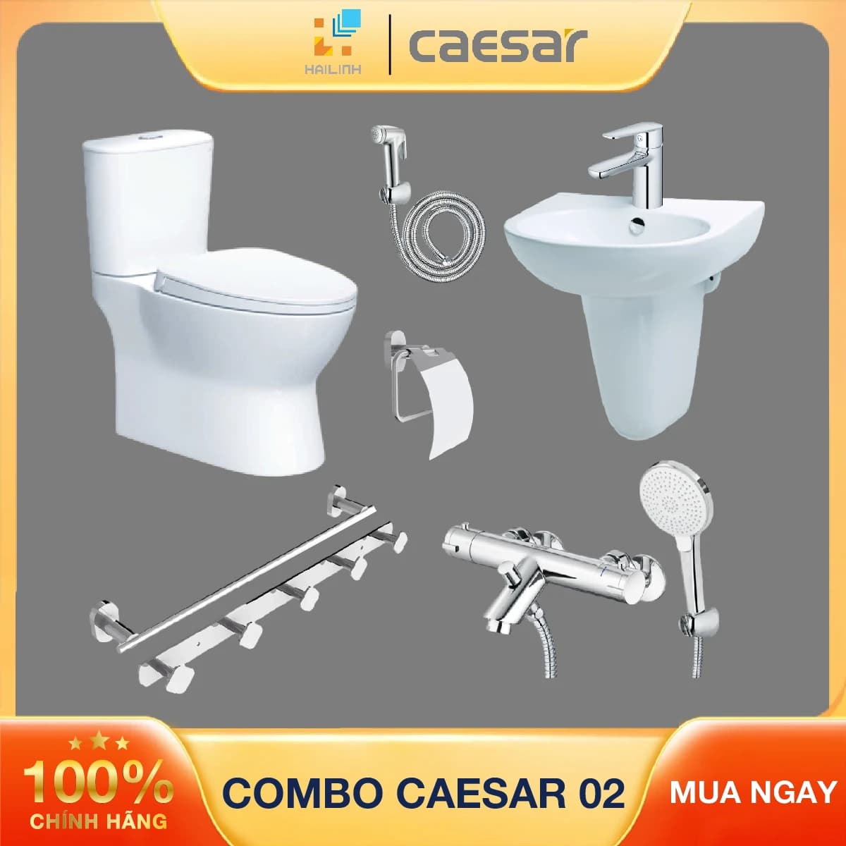 Combo thiết bị vệ sinh Caesar số 2