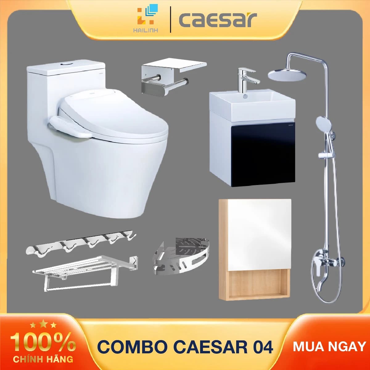 Combo thiết bị vệ sinh Caesar số 4