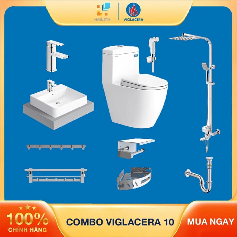 Combo thiết bị vệ sinh viglacera số 10