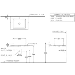 Ảnh Chậu rửa dương bàn Cotto C00342 MSL 2