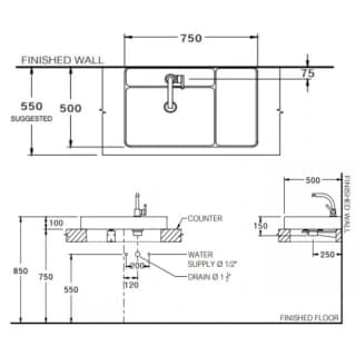 Ảnh Chậu rửa dương bàn COTTO CPW0501 MWH 2