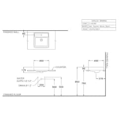 Ảnh Chậu rửa dương bàn Cotto C003817 FR 2