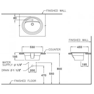 Ảnh Chậu rửa âm bàn Cotto C008 2