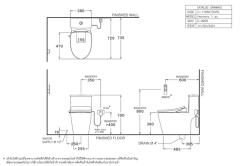 Ảnh Bồn cầu nắp điện tử Cotto C110507(CV5) 5