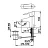 Vòi chậu 1 đường lạnh Cotto CT520F 2