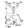 Sen tắm COTTO CT366E 2