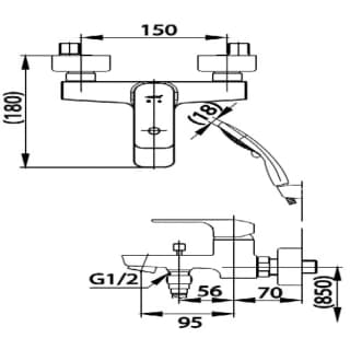 Ảnh Sen tắm COTTO CT2147E 2