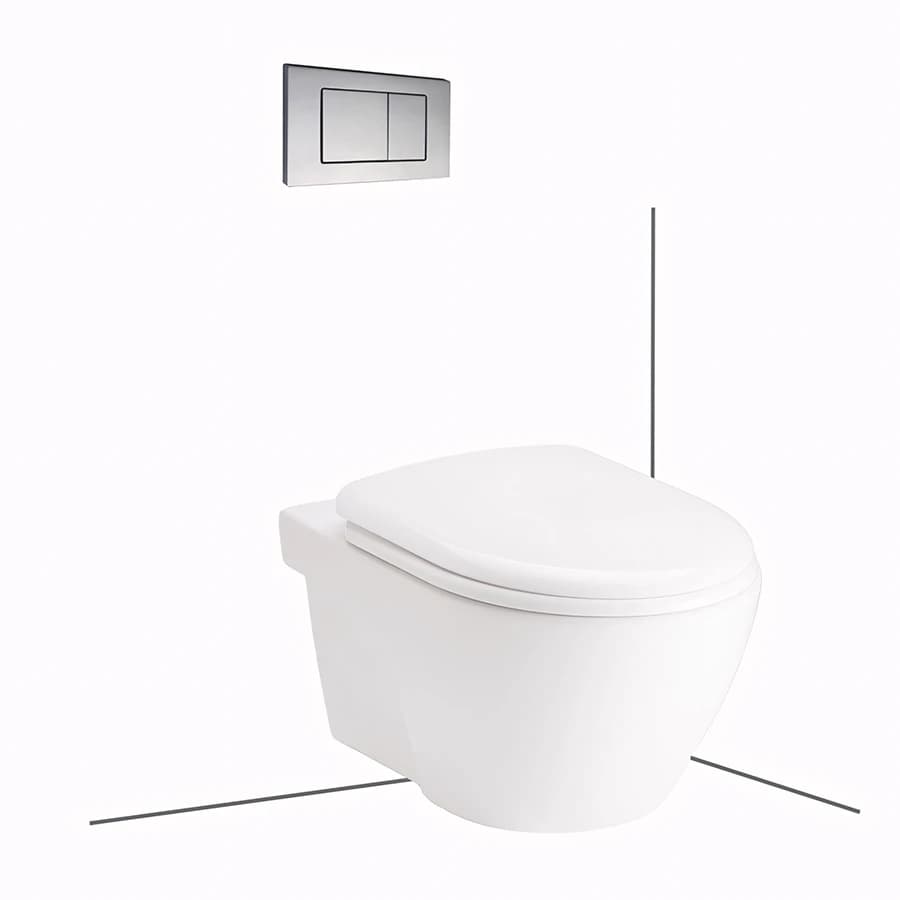 Bồn cầu âm tường Cotto SC198517(F)