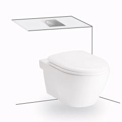 Bồn cầu âm tường Cotto SC198517(T)