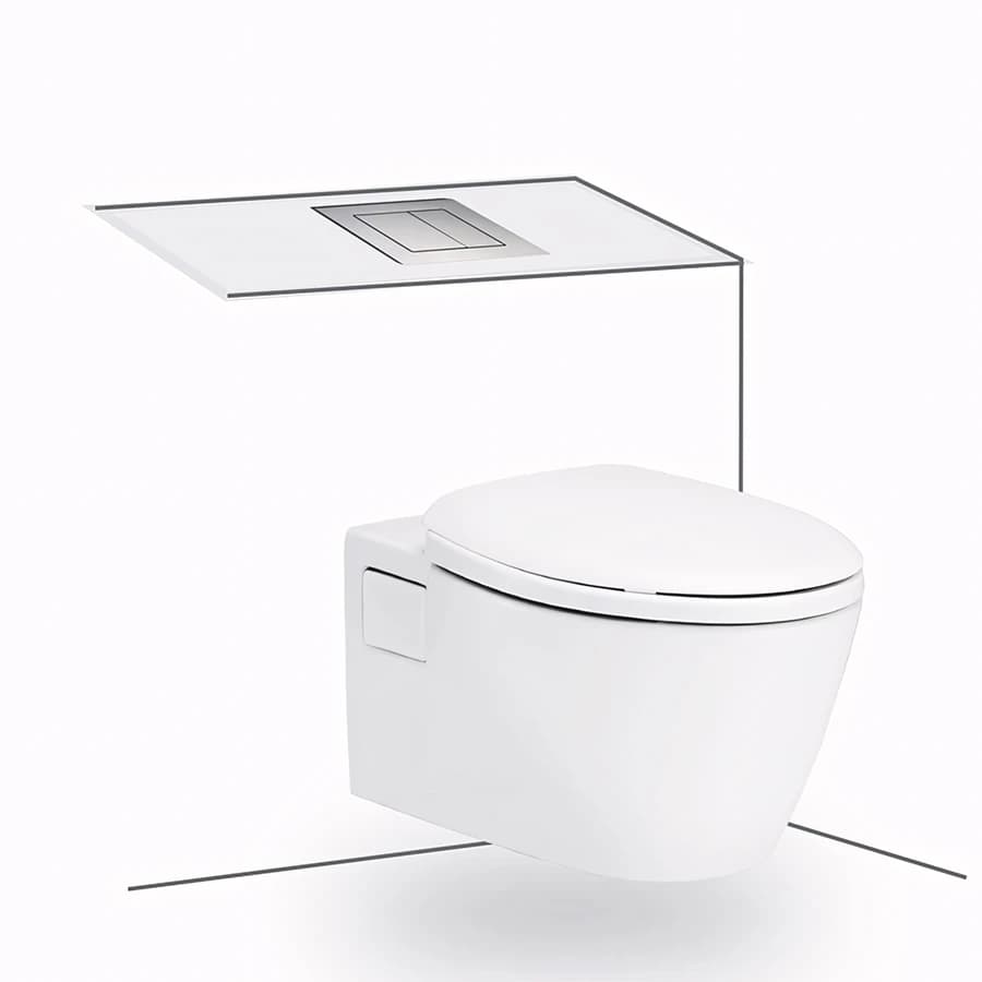 Bồn cầu âm tường Cotto SC1986(T)