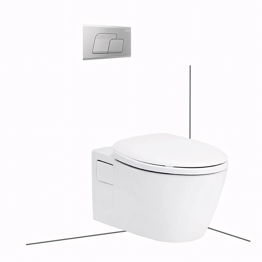 Bồn cầu âm tường Cotto SC198817(F)