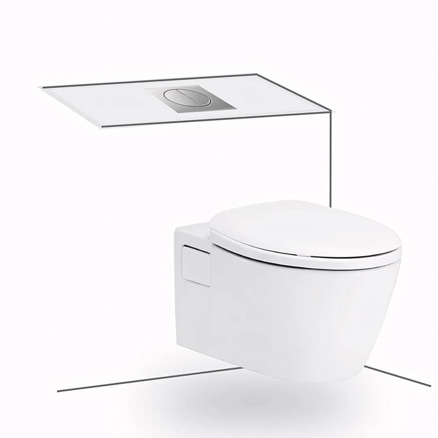 Bồn cầu âm tường Cotto SC198817(T)
