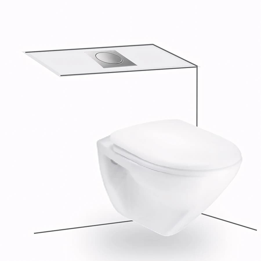 Bồn cầu âm tường Cotto SC199(T)