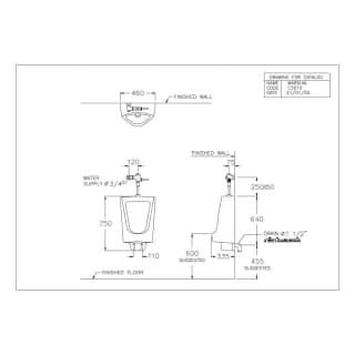 Ảnh Bồn tiểu nam treo tường Cotto C3010 (N1) 2