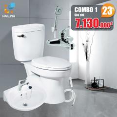 Combo thiết bị vệ sinh Cotto+Belli số 1