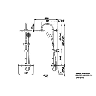Ảnh Sen tắm cây nóng lạnh COTTO CT3014ZH016 2