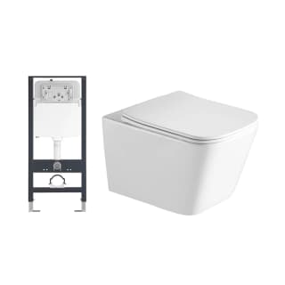 Ảnh Bồn cầu âm tường D&K DK-C3909-W 1