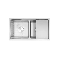 Ảnh Chậu rửa bát 2 hố D&K KS8646U 1