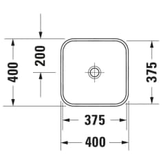Ảnh Chậu rửa đặt bàn Duravit 2359406100 2