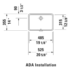 Ảnh Chậu rửa âm bàn Duravit 0330480000 2