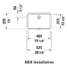 Chậu rửa âm bàn Duravit 0330480000 2