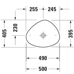 Ảnh Chậu rửa đặt bàn Duravit 2339500000 2