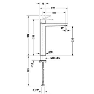 Ảnh Vòi chậu Duravit MH1040002C10 2