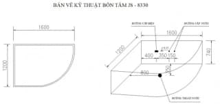 Ảnh Bồn tắm Massage Govern JS-8330 2